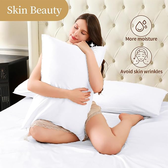 Mulberry Silk Pillowcase for Hair and Skin Standard Size 20"X 26" - Image 6