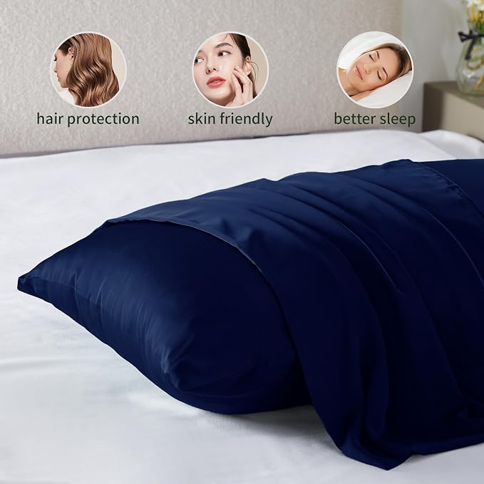 Silk Pillowcase for Hair and Skin Mulberry Silk Pillowcase Soft Breathable - Image 5
