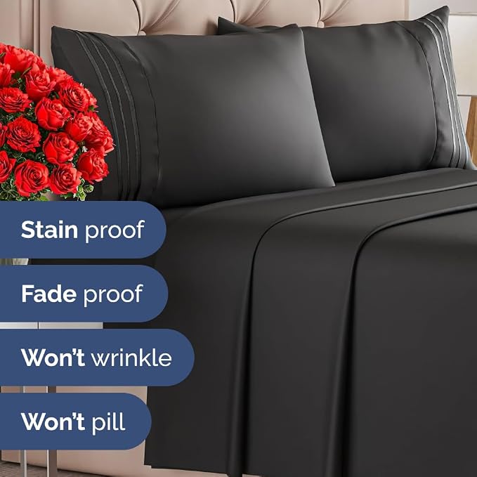 Cal King Size Flat Sheets - Image 7
