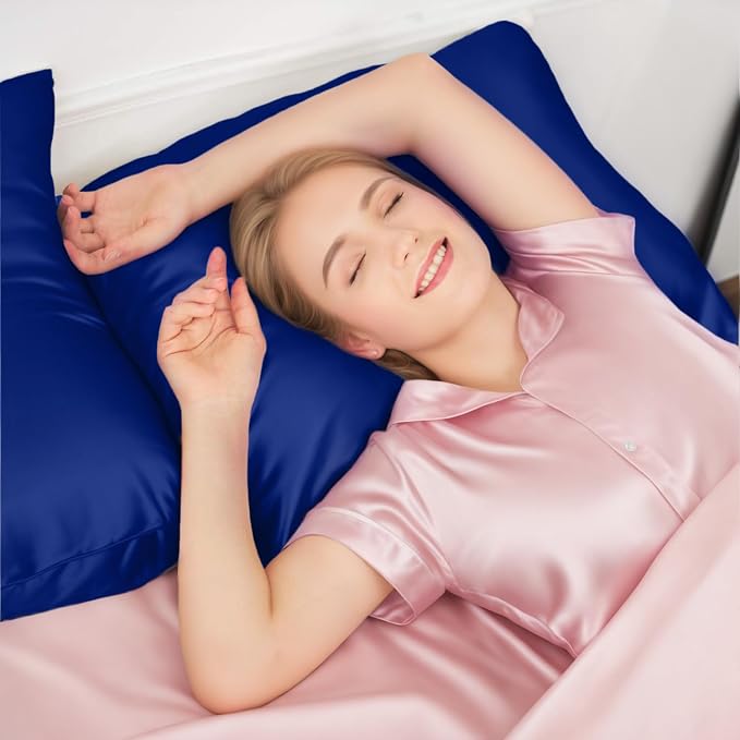 INSSL Silk Pillowcase fr Women, Mulberry SIL Pillowcase - Image 2