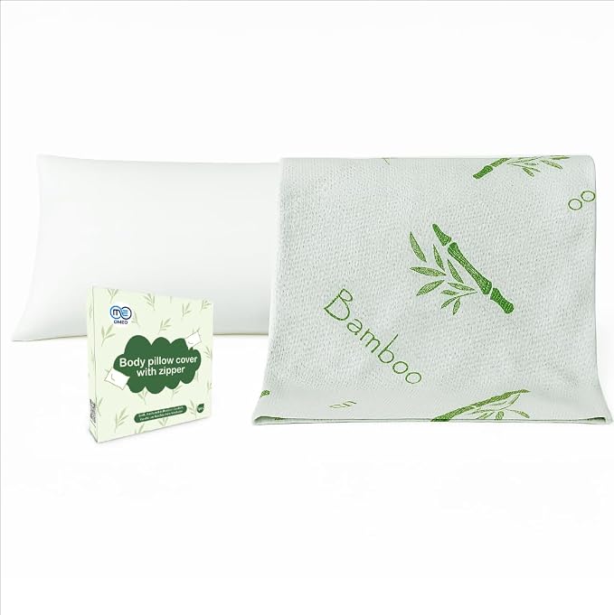 OMEO Full Body Pillowcase – Ultra Soft Bamboo Rayon Cover by OMEO
