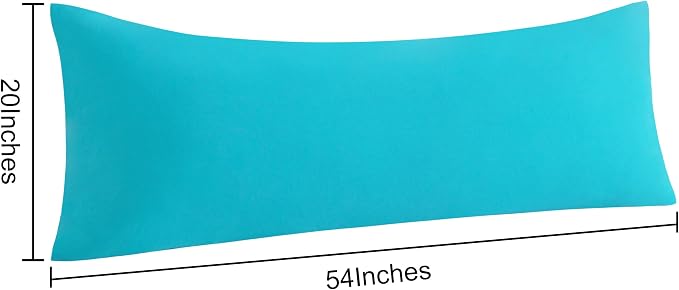 NTBAY Body Pillow Cases Set of 2, 2 Pack Brushed Microfiber 20x54 Pillow Cases - Image 4