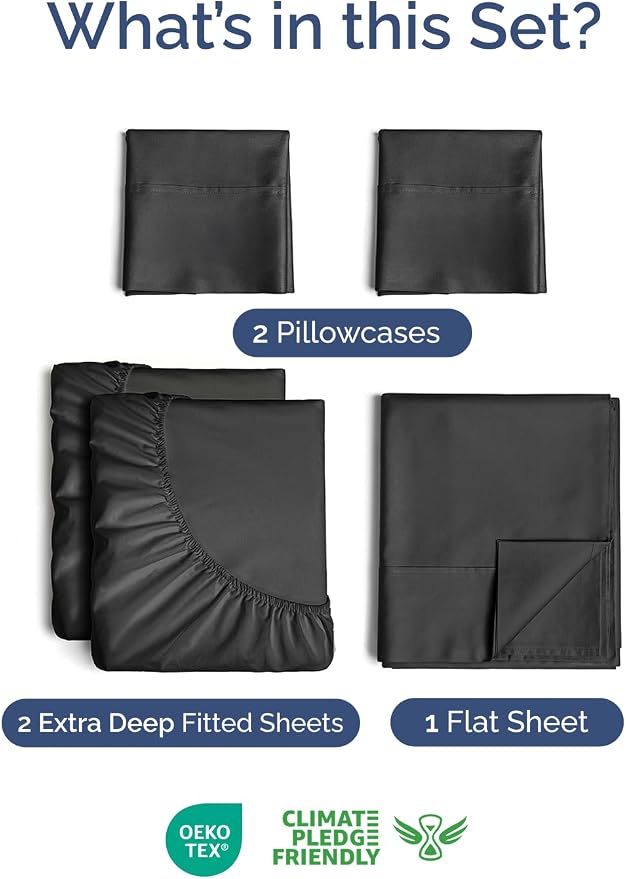 Extra Deep Split King Sheet Set - Image 2