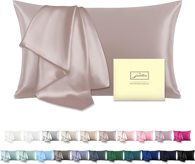 Natural Mulberry Silk Pillowcase by Suatien