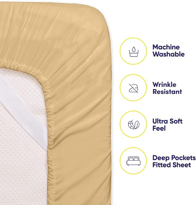 Sweet Home Collection 6 Piece 1500 Supreme Collection Brushed Microfiber Deep - Image 3
