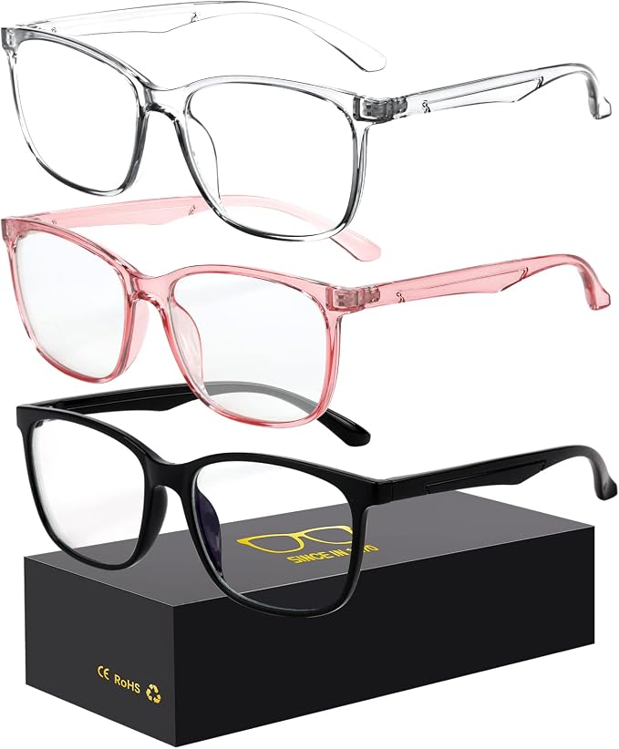 Oilway Blue-Light Blocking Glasses Computer Reading/Gaming/TV/Phones Glasses by Oilway