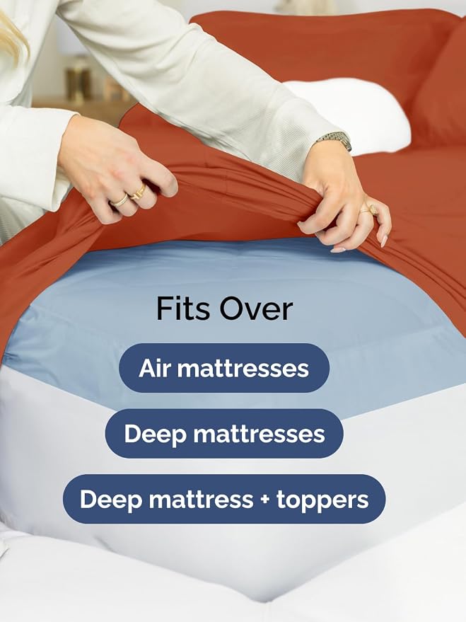 Extra Deep Twin Fitted Sheet - Image 6