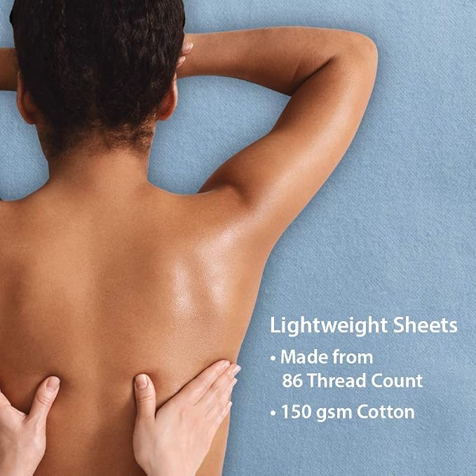 ForPro Premium Flannel 3-Piece Massage Sheet Set - Image 6