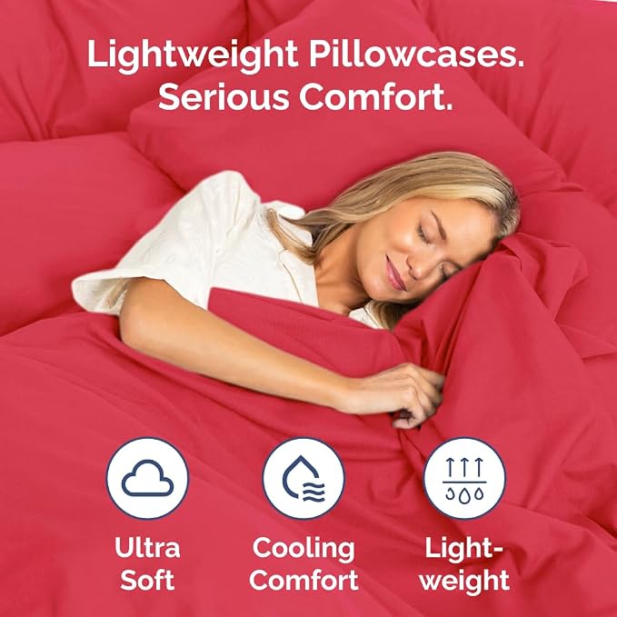 CGK Unlimited King Size Microfiber Pillowcase Set, 4 Pieces - Image 3