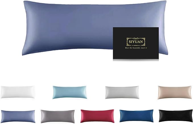 Mulberry Silk Pillowcase for Hair and Skin, Cooling Silk Pillow Case by SIYUAN