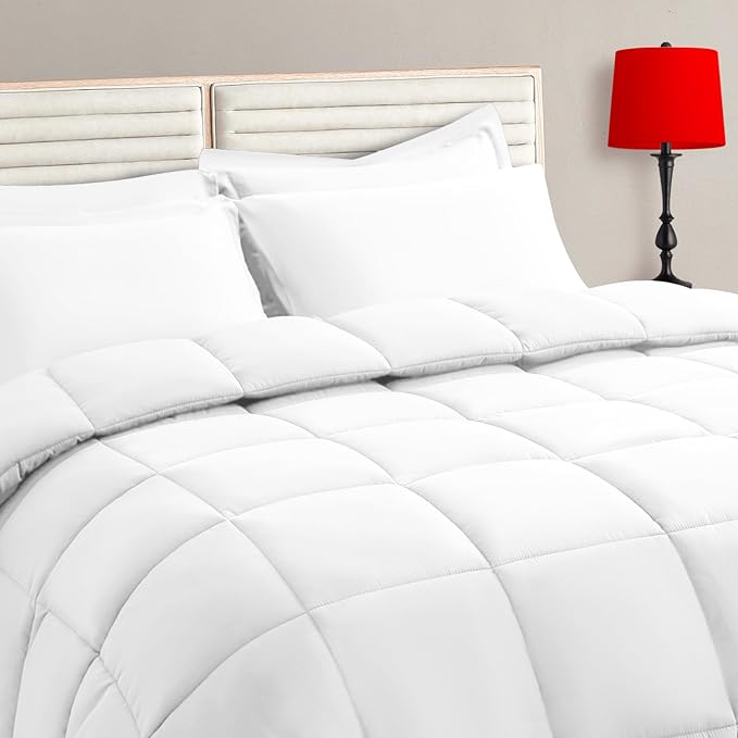TAIMIT White Queen Size Comforter Set by TAIMITBedingSets