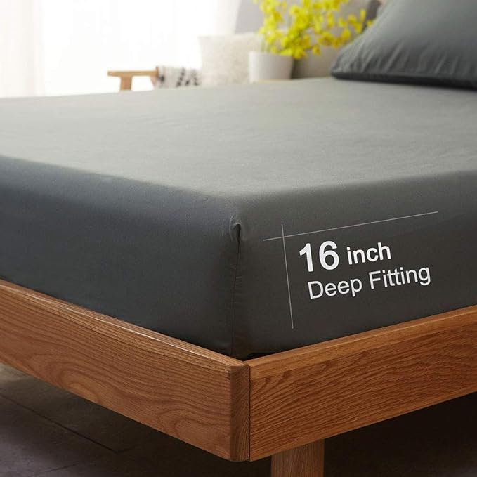 SONORO KATE Bed Sheet Set Super Soft Microfiber 1800 Thread Count Luxury - Image 6