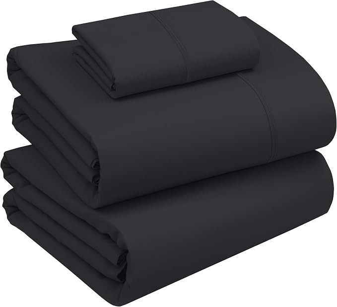 RUVANTI 100% Cotton Sheets – Twin Size Percale Bedding, Cooling & Breathable by Ruvanti