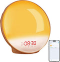 Smart Sunrise Alarm Clock with No Signup APP Control & Wake-Up Light, 4 Alarms by SmartWakeUpLightSunriseAl