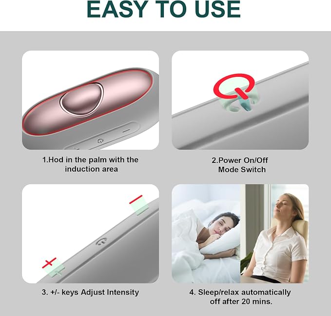 Handheld Relaxation Device – Dual-Mode Gentle Pulse Wellness Tool - Image 4