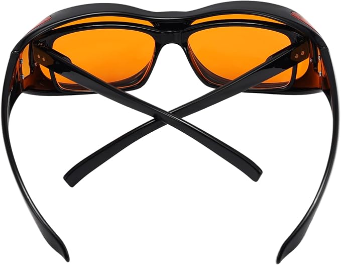 Eyekepper 100% Blue Light Reduction, Fitover Anti-Blue Blocking Computer Glasses - Image 3