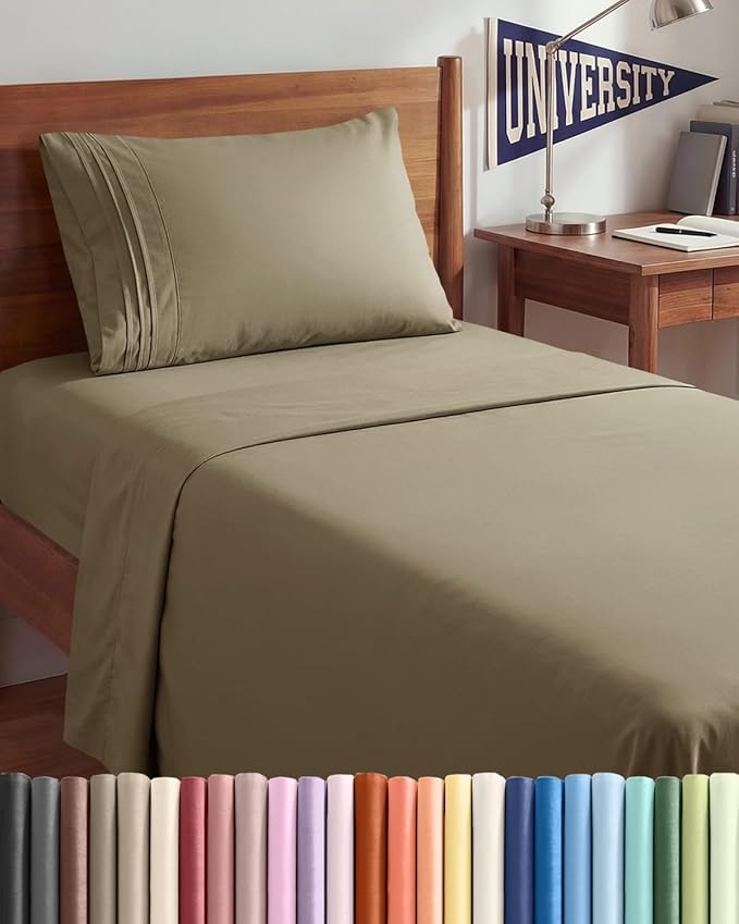 Twin XL Size 3 Piece Sheet Set by CGKUnlimited