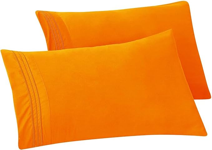Elegant Comfort Solid Pillowcases 1500 Premium Hotel Quality Microfiber by ELEGANTCOMFORT