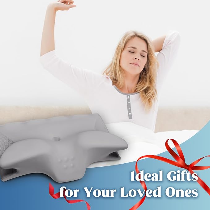 Cervical Pillow for Neck Pain Relief, Cooling Contour Memory Foam Pillows - Image 7