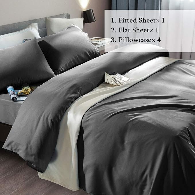 SONORO KATE Bed Sheet Set Super Soft Microfiber 1800 Thread Count Luxury - Image 2