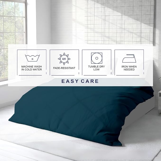 Kotton Culture 1 Pc Duvet Cover Queen Size/Full Size-100% Egyptian Cotton 600 - Image 6