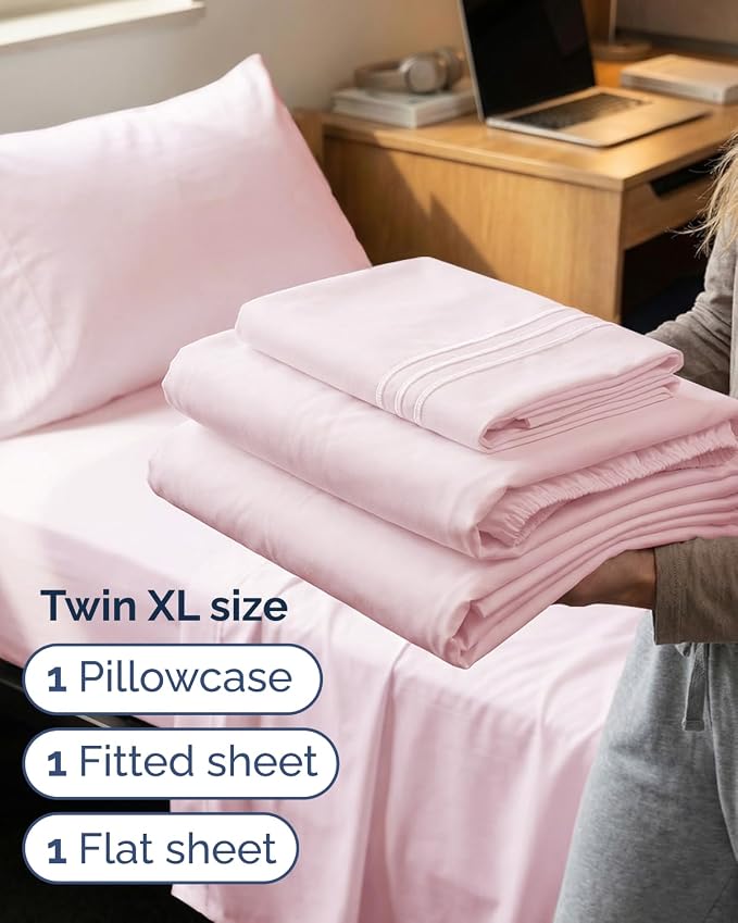 Twin XL Size 3 Piece Sheet Set - Image 3