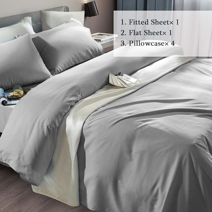 SONORO KATE Bed Sheet Set Super Soft Microfiber 1800 Thread Count Luxury - Image 2