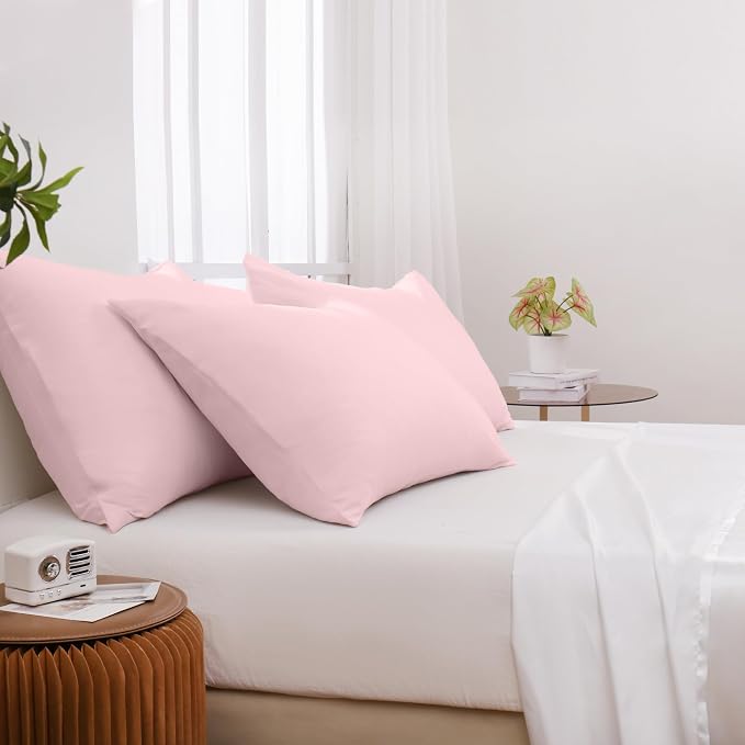 Pillowcases King 4 Pack, 20x36 Pillow Cases - Image 2