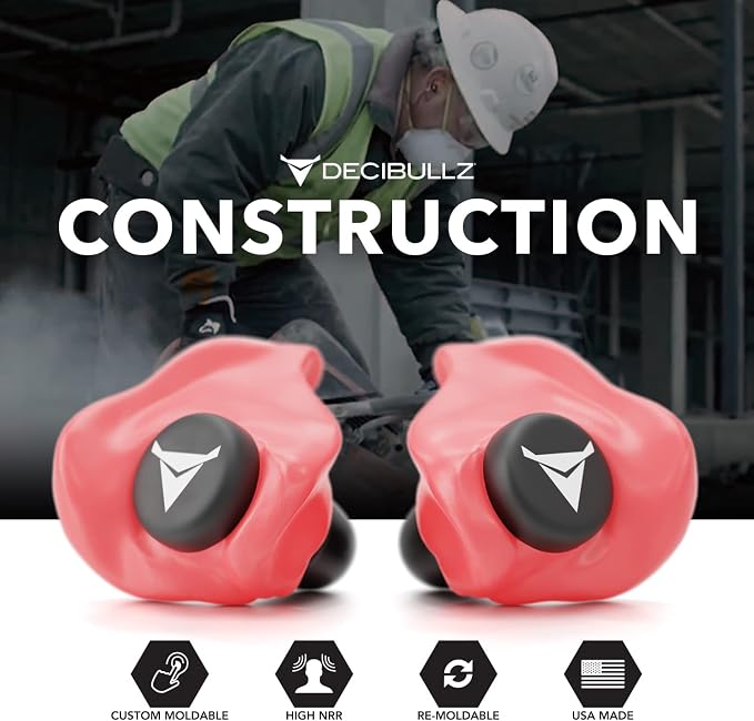 Decibullz - Custom Molded Earplugs, 31dB Highest NRR, Comfortable Hearing - Image 7