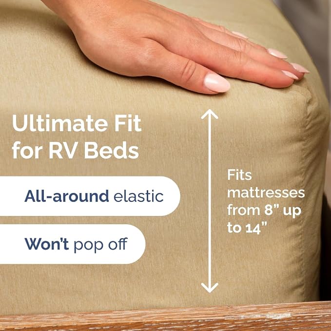 RV Short Queen Sheet Set 60 X 75 - Image 3