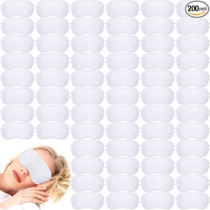 Tarpop 200 Pcs Eye Mask Sleeping Blindfold Eye Cover by Tarpop