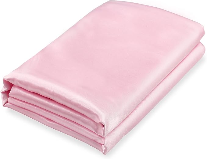 Homiest Blush Pink Satin Twin Sheet Set by Homiest