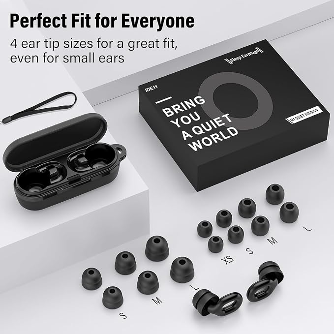 Ear Plugs for Sleeping 35dB Noise Cancelling Silicone Earplugs Single and - Image 7