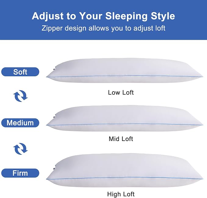 YZ HOME Memory Foam Body Pillow Insert - Image 7