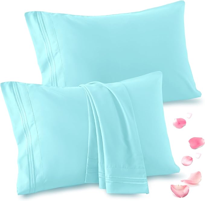 Vonty 2 Pack King Pillow Cases by CreateCozyLife