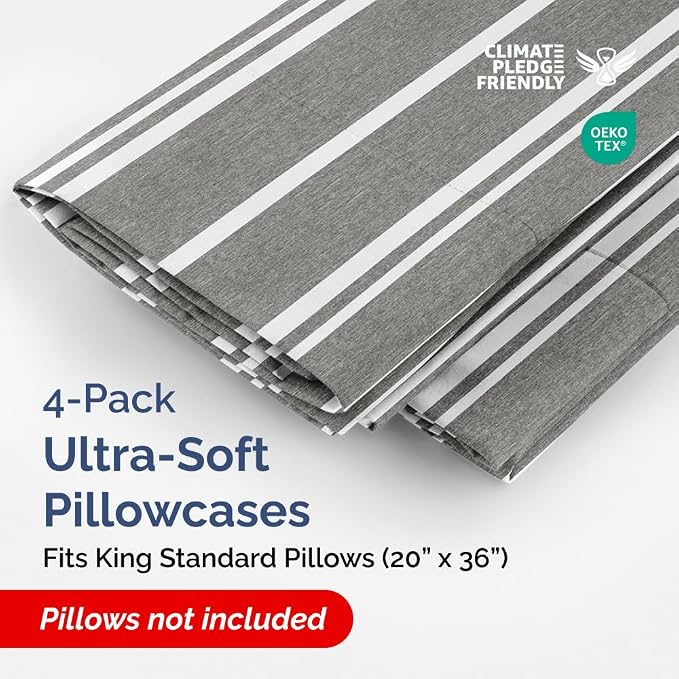 King Standard Pillow Cases Set of 4 - Image 2
