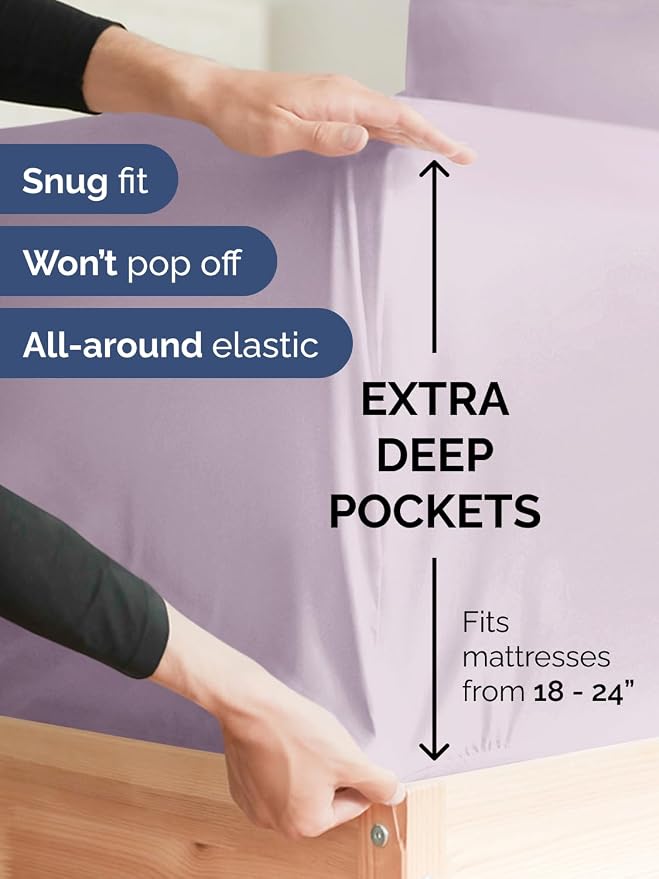 Extra Deep King Fitted Sheet - Image 2
