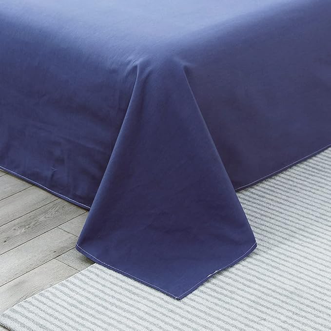 Microfiber Queen Bedding Flat Sheet, Ultra Soft and Wrinkle, Stain Resistant - Image 4