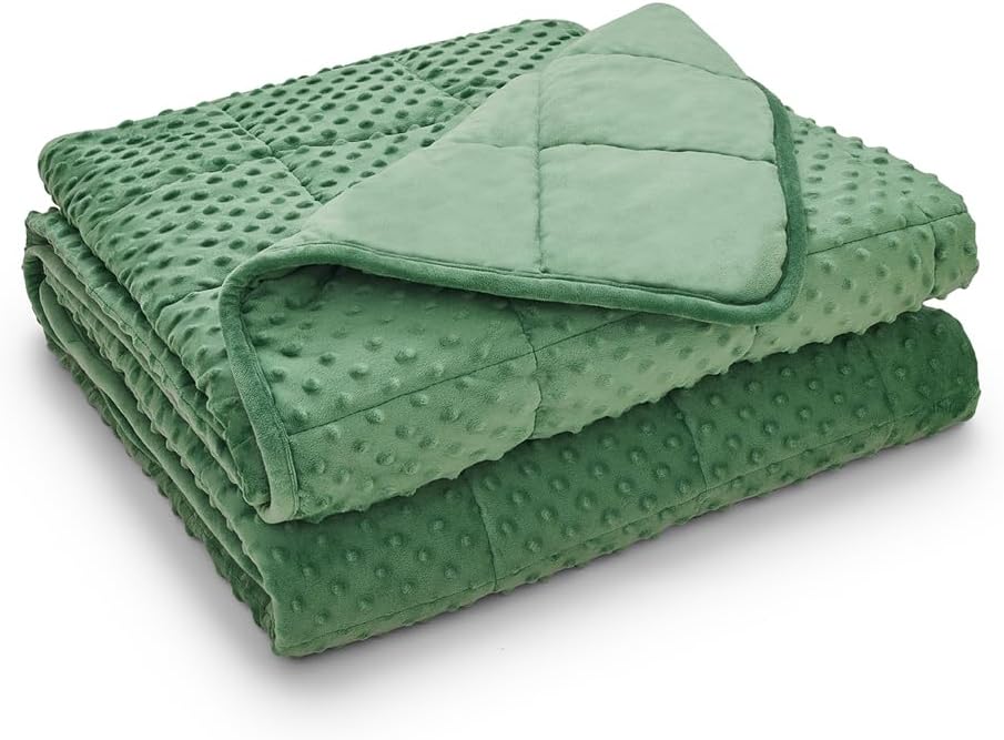 TONGDADA Minky Weighted Blanket | 40''x60'', 10lbs | Cozy and Soft Minky - Image 2