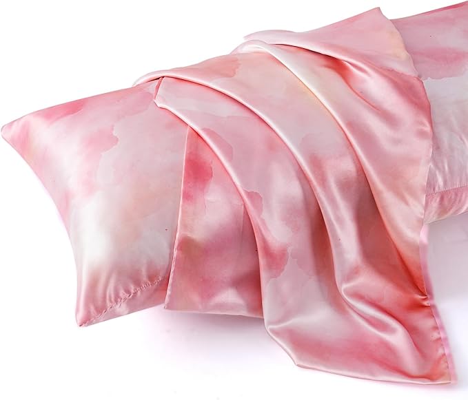 MR&HM Satin Body Pillow Cover, Soft and Breathable Body Pillow Case by MRHM