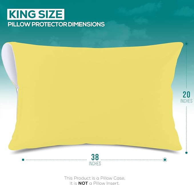 Utopia Bedding Premium 100% Waterproof Pillow Protectors - Image 2