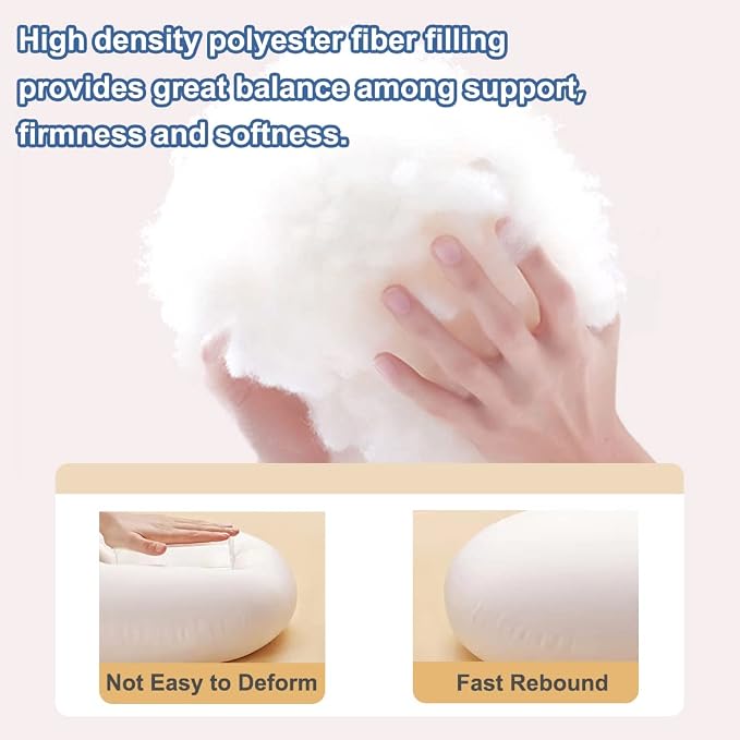 1 MIDDLE ONE Body Pillow for Adults, Bolster Pillow - Image 5