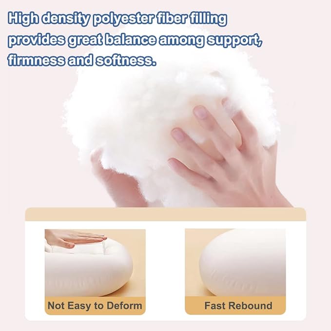1 MIDDLE ONE Body Pillow for Adults, Bolster Pillow - Image 5