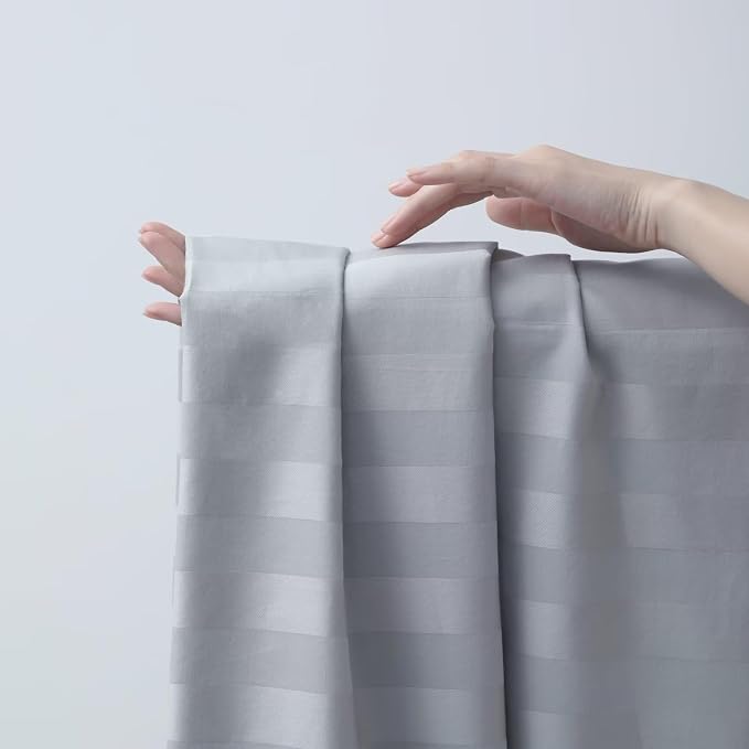 2-Pack Cotton Twin Flat Sheet Only, 600 Thread Count 100% Egyptian Cotton Top - Image 4