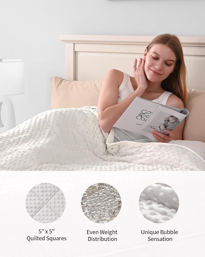 Mr. Sandman Weighted Blanket for Adults, Heavy Blanket for Woman, Man - Image 5