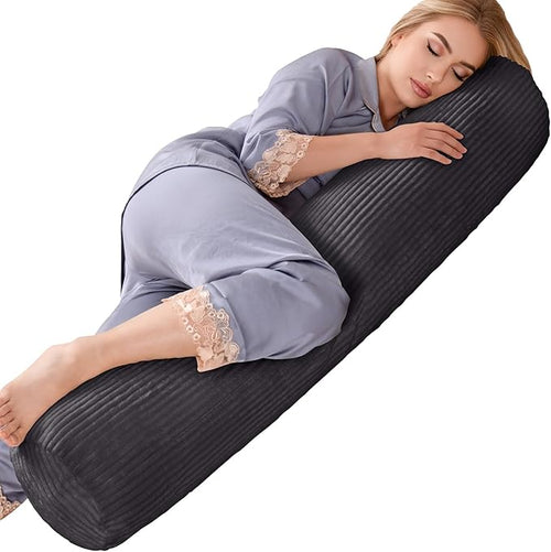 1 MIDDLE ONE Body Pillow for Adults, Long Bolster Pillow for Bed, Decorative by 1MIDDLEONE