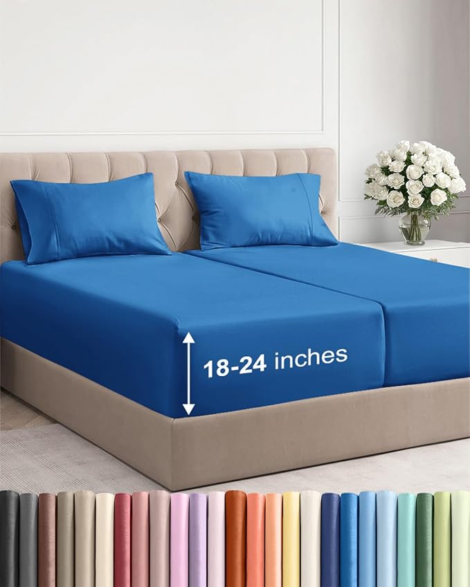 Extra Deep Split King Sheet Set by CGKUnlimited