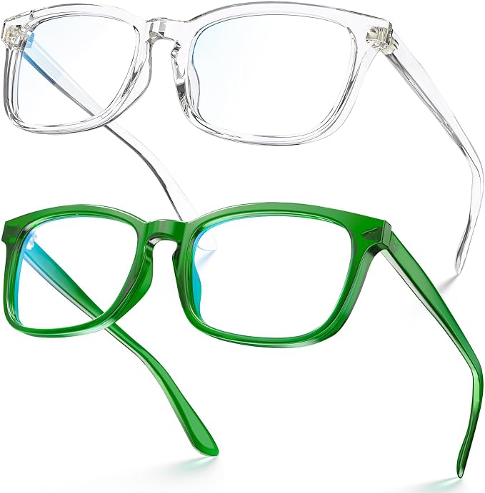 VISOONE Blue Light Blocking Glasses Square by VISOONE