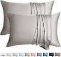 100% Silk Pillow Cases 2 Pack Standard Size Mulberry Silk Pillowcase by WLOSJ
