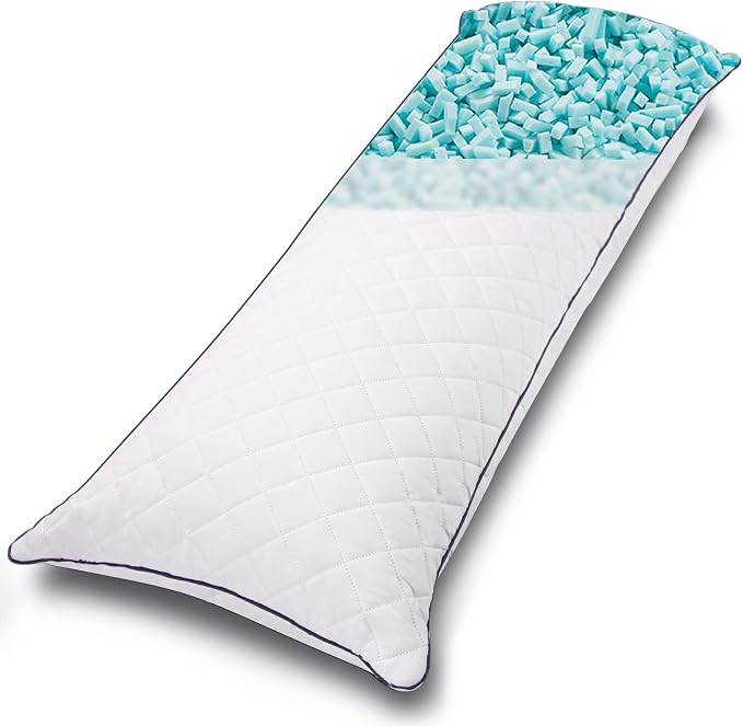 1 MIDDLE ONE Body Pillow, Memory Foam Body Pillows by 1MIDDLEONE